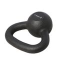 Liatinový kettlebell HMS KZG04 4 kg, čierny