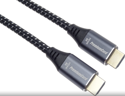 PremiumCord ULTRA HDMI 2.1 High Speed + Ethernet kábel 8K @ 60Hz, pozlátené 10m