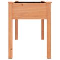vidaXL Kvetináč s vložkou hnedý 118x59x76 cm jedľový masív