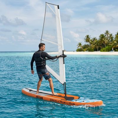 vidaXL Inflatovateľná SUP doska s plachtou TRITON 330 x 76 x 15 cm pre