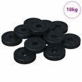 vidaXL vhodné pre ploché podložky 36000 ks Čierna ∅15 x 3 mm