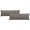 vidaXL Vankúše na pohovku 2 pcs Svetlosivá 120 x 40 cm