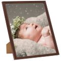 vidaXL Fotorámiky na stôl, koláž 5 ks, tmavočervené 20x20 cm