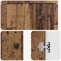 vidaXL Kúpeľňová skrinka pod umývadlo Staré drevo 56 x 37,5 x 81 cm