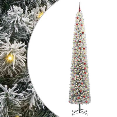 vidaXL Umelý vianočný stromček Zelená 300 cm PVC, oceľ a plast