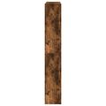 vidaXL Botník dymový dub 80x21x125,5 cm spracované drevo