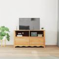 vidaXL TV skrinka Drammen Dub 99 x 43 x 55 cm Borovicový masív