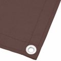vidaXL Balkónová zástena hnedá 75x1000 cm 100 % polyester oxford