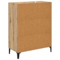 vidaXL Servírovacia skriňa Remeselný dub 69,5 x 34 x 90 cm