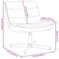 vidaXL Otočná stolička Čierna 63 x 75 x 76 cm Lesklý PU