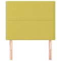 vidaXL Čelo postele zelené 80x5x118/128 cm látkové