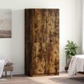vidaXL Šatník tmavý dub 80x52x180 cm spracované drevo