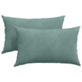vidaXL Vankúše na pohovku 2 pcs Morská zelená 50 x 30 cm