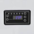 vidaXL Výrobník ľadových kociek čierny 45 kg / 24 h