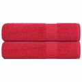 vidaXL Ručníky FROGN 2 ks červené 50x100 cm 360 g/m²