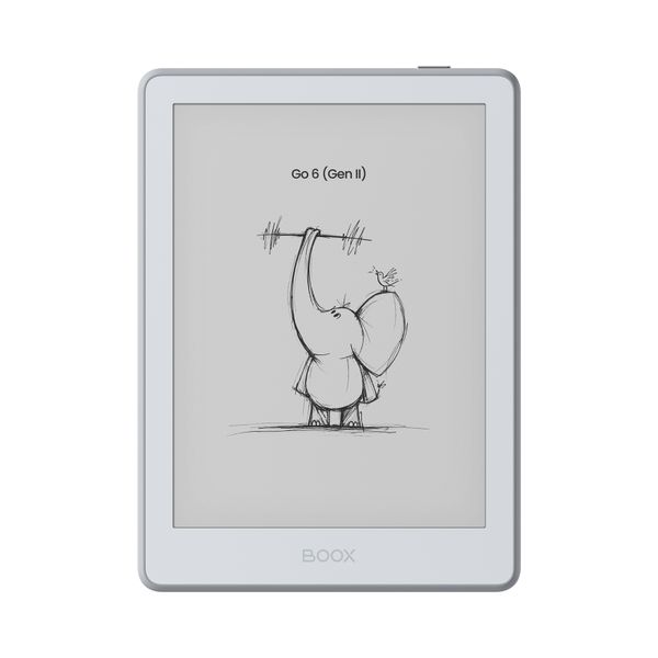 E-book ONYX BOOX GO 6 (Gen II), stone, 6'' Carta 1300, 32GB, Bluetooth, Android 11, E-ink displej