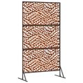 vidaXL Záves na zabezpečenie súkromia 100 x 50 x 180 cm Hrdzavý