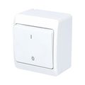 GALATEA IP44 Spínač dvojpólový č.2 (biela)