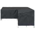 vidaXL Obal na nábytok 260 x 210 x 80 cm 600D Oxford tkanina Tvar L