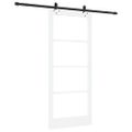vidaXL Posuvné dvere ORKDAL 86 x 198,5 cm Biela a čierna