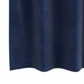 vidaXL Zatemňovacie závesy 2 ks Tmavomodrá 140 x 260 cm Zamat