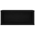 vidaXL Roh na skladovanie CD 2 ks Čierny dub 40 x 17 x 17 cm