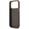 Puzdro Guess pre iPhone 17 Pro Max HC MAGSAFE PU S/ 4G PU STRIPE hnedé