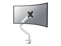 Montážna sada (montážne rameno na stôl) - plný pohyb - pre obrazovku - hliník - biela - veľkosť obrazovky: 17"-49"