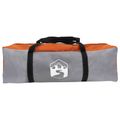 vidaXL Stan chata Šedá a oranžová 480 x 273 x 205 cm Polyester a oceľ