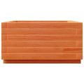 vidaXL Záhradný kvetináč voskovohnedý 50x50x26,5 cm masívna borovica