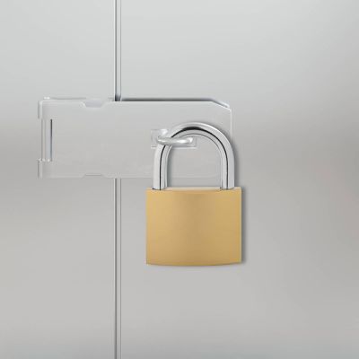 vidaXL Zámok na U s kľúčmi 6 pcs Mosadzná Železo