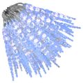 vidaXL Vianočné svietiace cencúle 200 LED teplé biele 20 m akryl. PVC