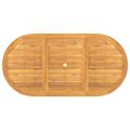vidaXL Predlžovací záhradný stôl 110-160x80x75 cm masívny teak