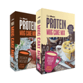Proteínový Mug Cake Mix 500 g - GymBeam, vanilka s kúskami čučoriedok
