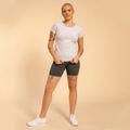 Dámske tričko BeastPink Heather Grey - BeastPink, veľkosť XXL, veľkosť oblečenia XXL