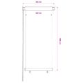 vidaXL Vonkajšia zatemňovacia roleta 65 (Š) x 140 (V) cm tmavozelená HDPE