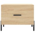 vidaXL Konferenčné stolíky 2 ks dub sonoma 50x50x40cm kompozitné drevo