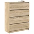 vidaXL Komoda dub sonoma 80x35x99 cm spracované drevo