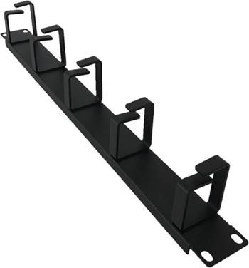 Adex vyvážací panel 19" 1U, malé otvorčeky, čierna