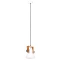 vidaXL Industriálna závesná lampa 25 W biela 19 cm okrúhla E27
