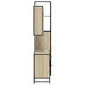 vidaXL 3-dielna súprava kúpeľňových skriniek sonoma kompozitné drevo