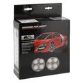 Svetlá denného svietenia 4 HIGH POWER LED 12 V/24 V (kruhové 70 mm)