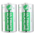 DELTACO ULTIMATE, Batérie alkalické C LR14 2ks