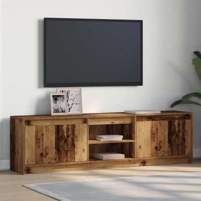 vidaXL TV jednotky 2 pcs Hnedá 180 x 34 x 50 cm Kompozitné drevo