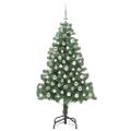 vidaXL Vianočný stromček Zelená 180 cm PVC
