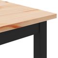vidaXL Konferenčný stolík Prírodná 100 x 100 x 45 cm