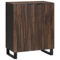 vidaXL Servírovacia skriňa Orech 60 x 33,5 x 75 cm Masívne mango drevo