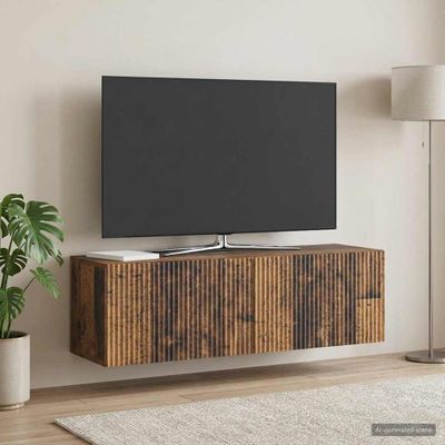 vidaXL Nástenná TV skrinka 98 x 31 x 30 cm Staré drevo