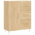 vidaXL Vysoká skrinka dub sonoma 69,5x34x180 cm spracované drevo