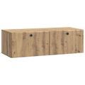 vidaXL Nástenná TV skrinka 98 x 41 x 30 cm Dub artisan